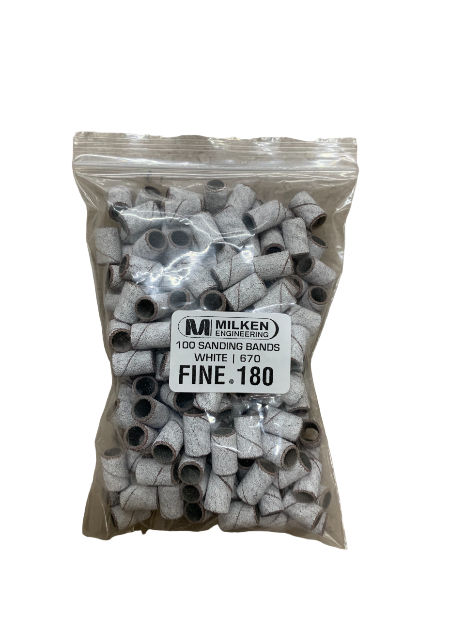 Milken Sanding Band White Fine 200pcs